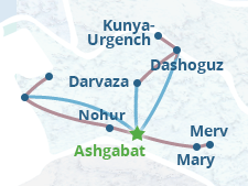 Mapa del itinerario