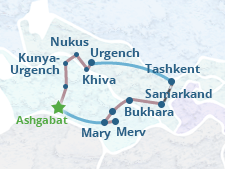 Tour map