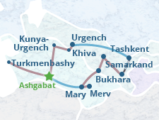 Tour map