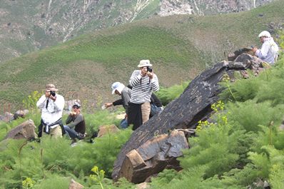 Beldersay petroglyphs, Uzbekistan