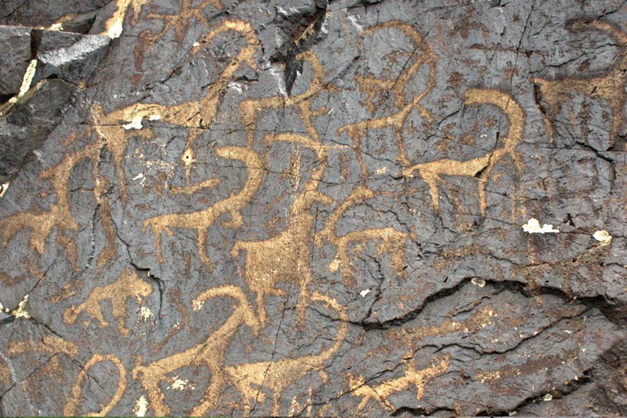 Pétroglyphes de Beldersay, l’Ouzbékistan