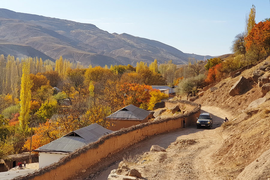 When is the Best Time to Visit Uzbekistan? Autumn in a mountain village