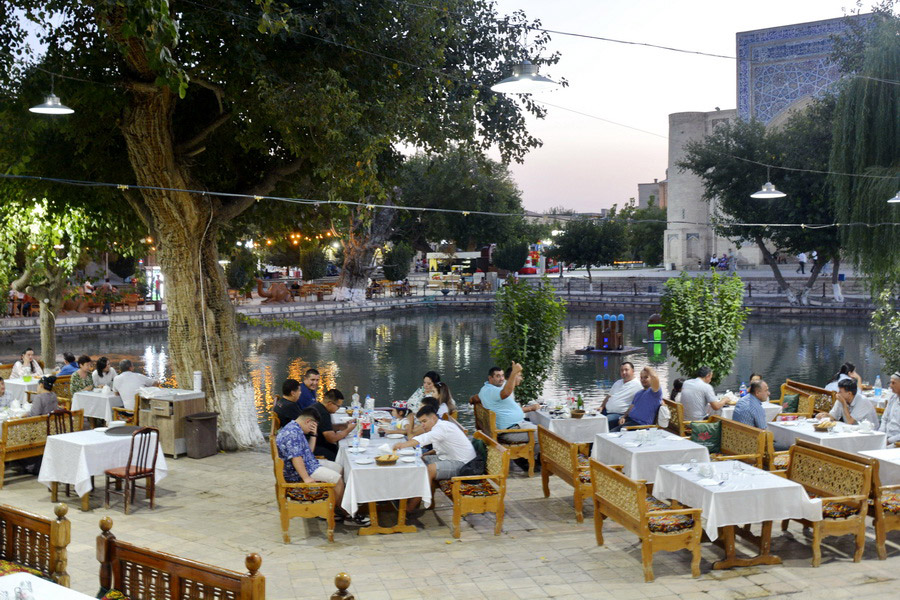 Cafe in Bukhara