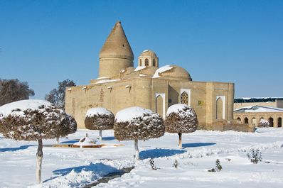 Бухара в снегу