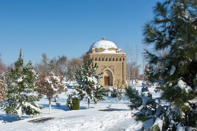 Bukhara in snow