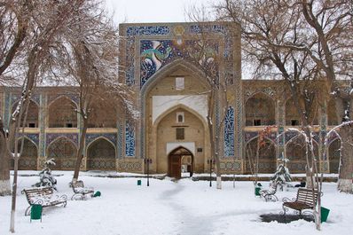 Bukhara in snow