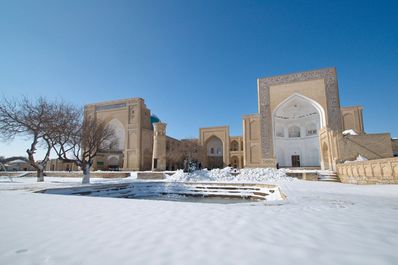 Bukhara in snow