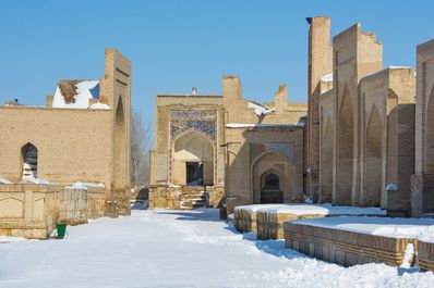 Bukhara in snow