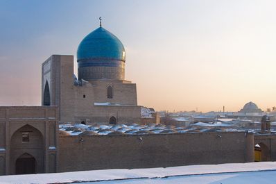 Bukhara in snow