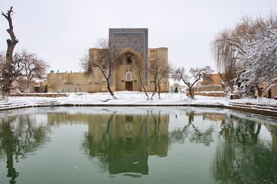 Bukhara in snow