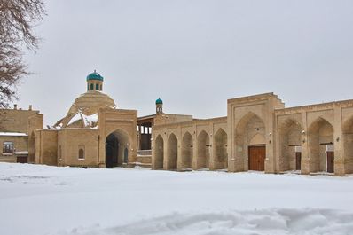 Bukhara in snow