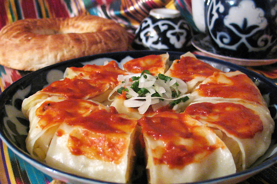 Узбекские блюда из теста, узбекская еда