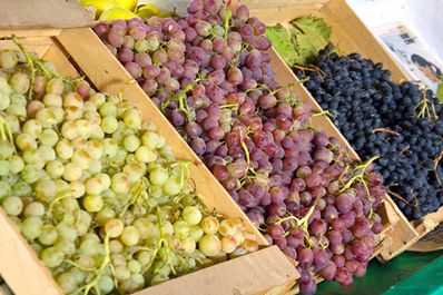 Uzbek fruits at the local market