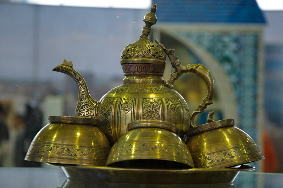 Embossed copper art, Uzbekistan