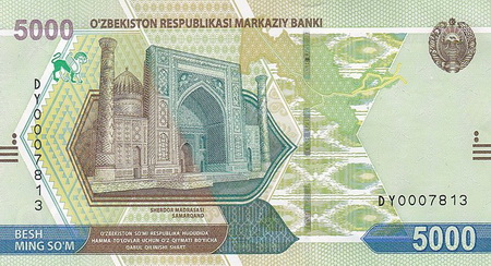 Uzbekistan Currency, Soum - Sum, UZS
