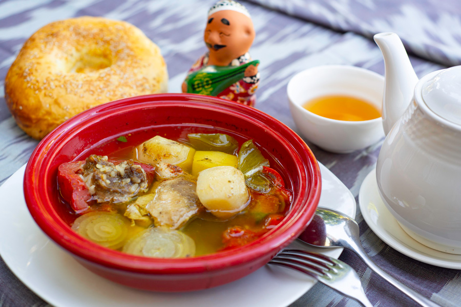 Узбекское мясное блюдо: басма