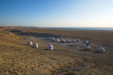 Camp de yourtes, Le camp de yourtes Mer d