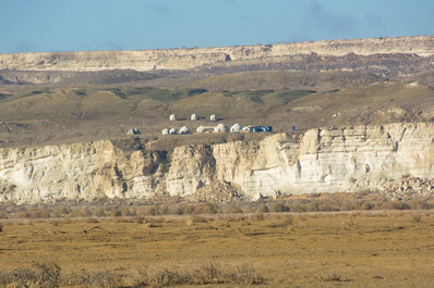 Camp de yourtes, Le camp de yourtes Mer d