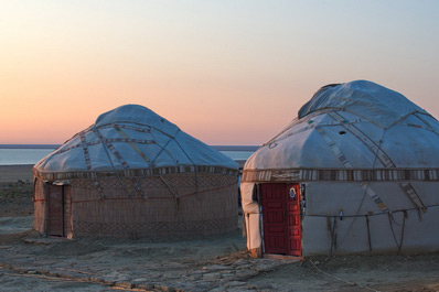 Camp de yourtes, Le camp de yourtes Mer d