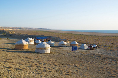 Camp de yourtes, Le camp de yourtes Mer d