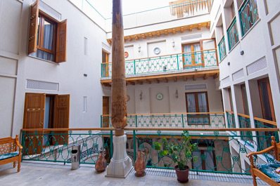 Innenhof, Hotel Al-Hayat