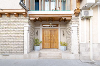 Eingang, Hotel Al-Hayat