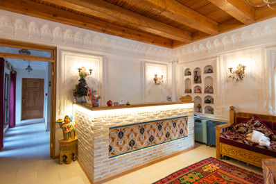 Rezeption, Hotel Al-Hayat