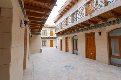 Innenhof, Hotel Emerald