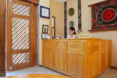 Rezeption, Hotel Fatima