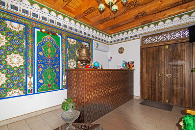 Rezeption, Hotel Meros Boutique