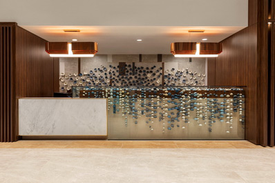 Front desk, Wyndham Hotel