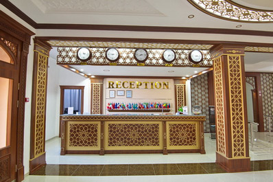 Reception, Erkin Palace Hotel