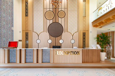 Ресепшн, Гостиница Kamil Palace