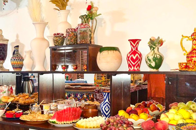 Frühstück, Hotel Oasis Al-Khiva