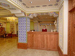 Rezeption, Hotel Emir Han