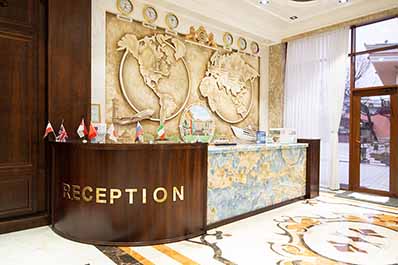 Reception, Golden Samarkand Hotel