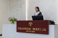 Réception, Hôtel Zarafshon Parkside