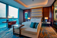 Room with king-size bed