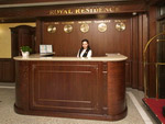 Rezeption, Hotel Royal Residence