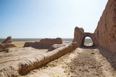 Citadelle Ayaz-Kala, le Karakalpakistan