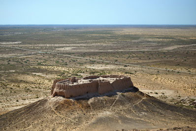 Citadelle Ayaz-Kala, le Karakalpakistan