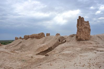 Ancient Settlement Gyaur-Kala, Karakalpakstan
