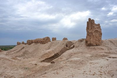 Citadelle Gyaur-Kala, le Karakalpakistan