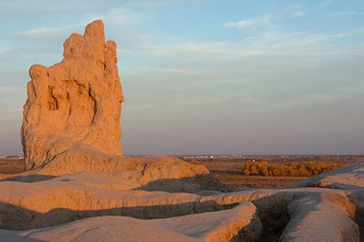 Ancient Settlement Gyaur-Kala, Karakalpakstan