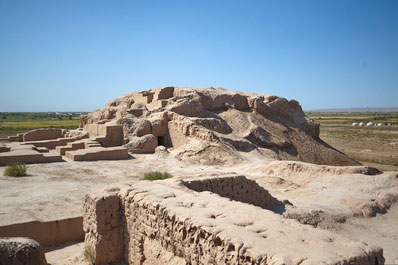 Citadelle Toprak-Kala, le Karakalpakistan