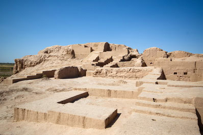 Ancient settlement Toprak-Kala, Karakalpakstan