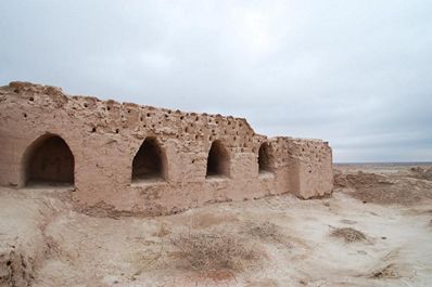 Ancient settlement Toprak-Kala, Karakalpakstan