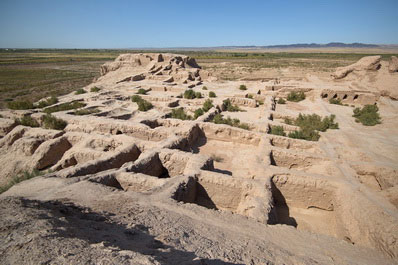 Citadelle Toprak-Kala, le Karakalpakistan