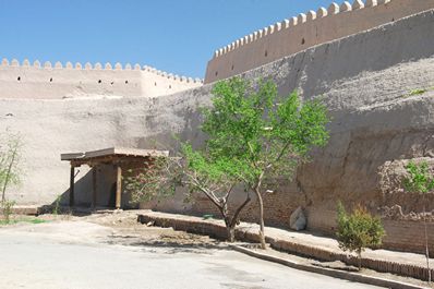 Une rue à Khiva, Ouzbékistan