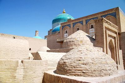 Mausoleum of Makhmud Pakhlavan, Khiva, Uzbekistan